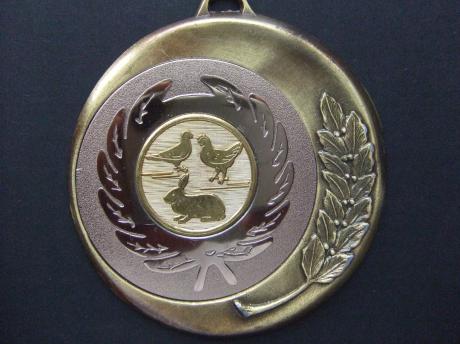 Kleindierenbond, konijn,duif,haan ereprijs